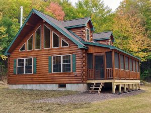 asphalt shingle roofing for modular log cabins