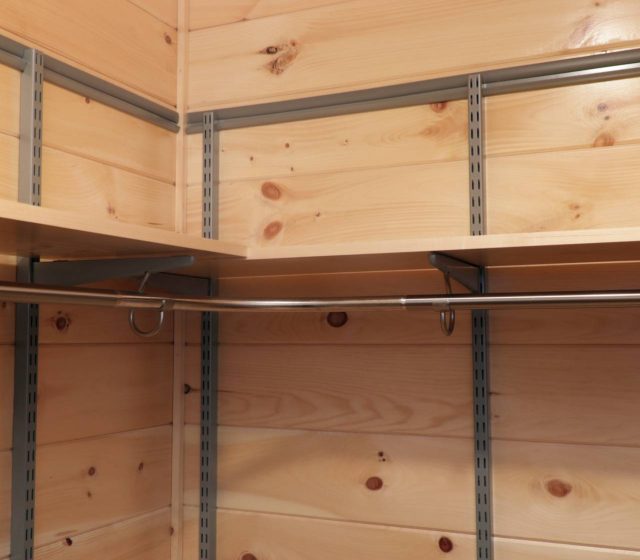 overhead closet rod shelf